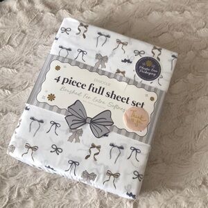 Envogue Coquette BOWS Sheet Set - FULL